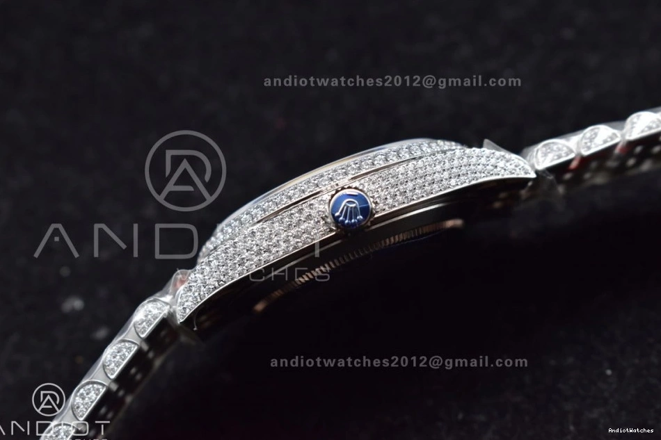 Upgraded Markers Stick White 906 Best Diamond DateJust JDF 41mm Version 0414